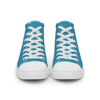 Men’s high top canvas-Blue