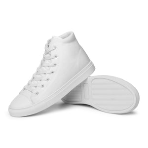 Men’s High Top Canvas-White
