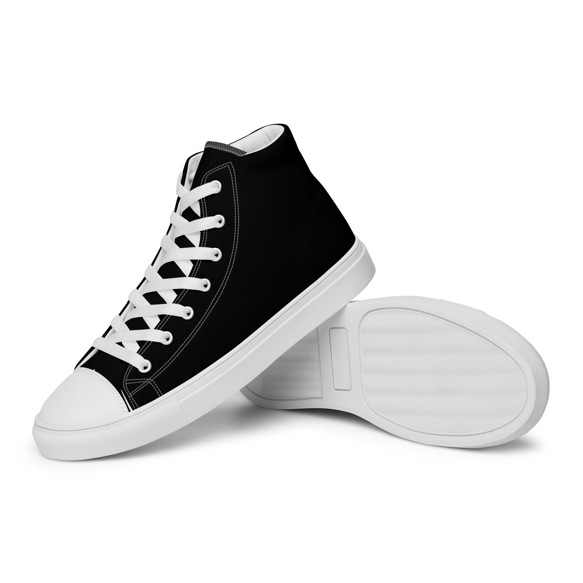 Men’s high top canvas-Black