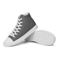 Men’s high top canvas-Grey