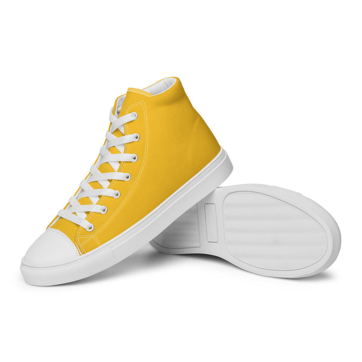 Men’s high top canvas-Yellow