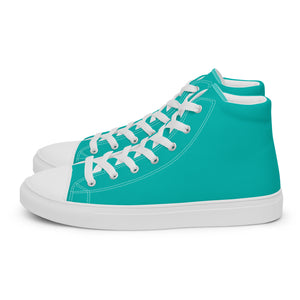 Men’s high top canvas-Iris Blue