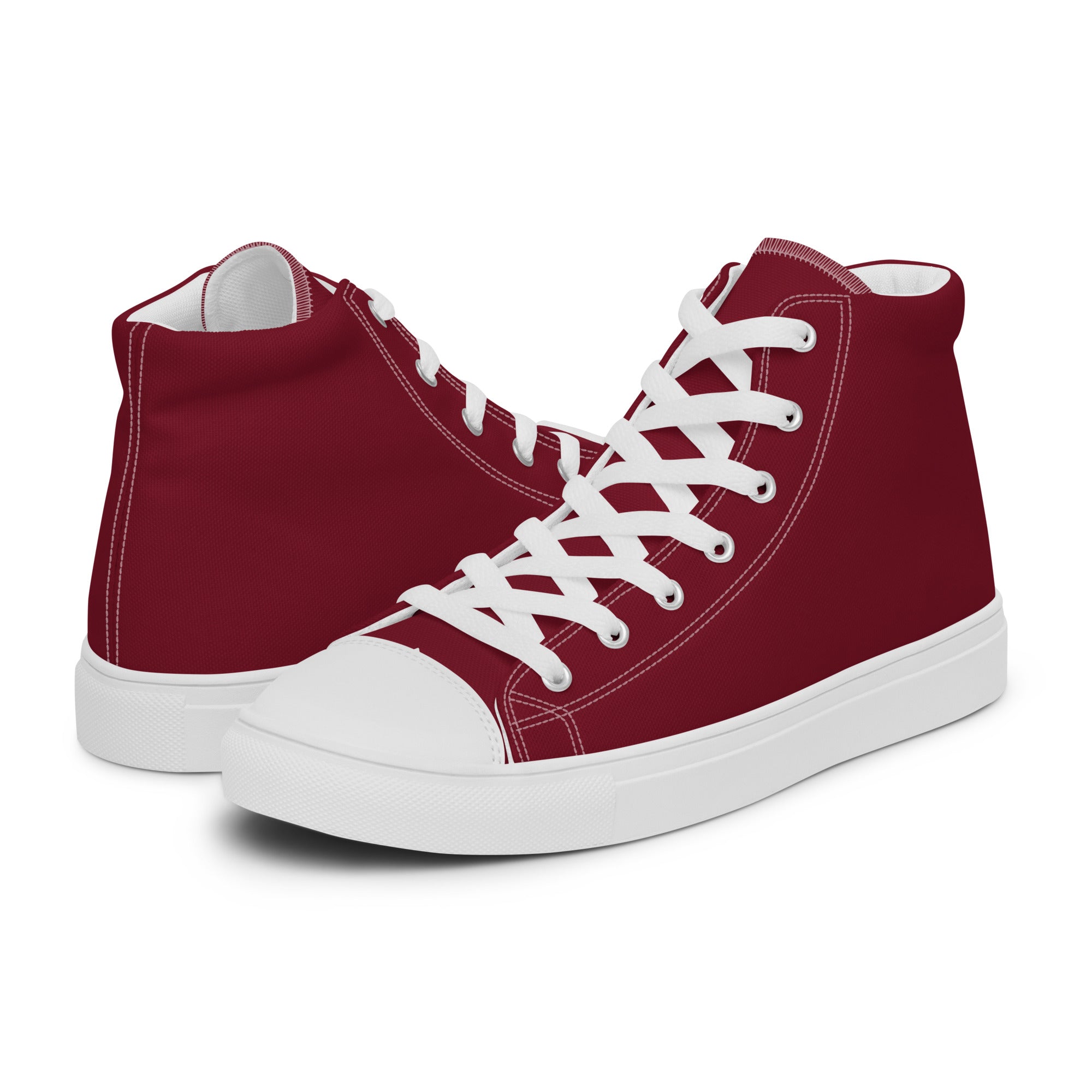 Men’s high top canvas-Burgundy