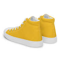 Men’s high top canvas-Yellow