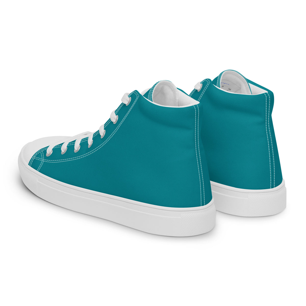 Men’s high top canvas-Eastern Blue