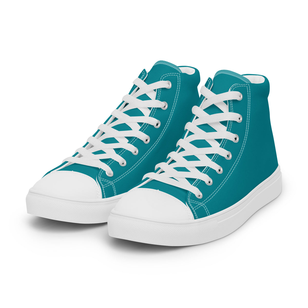 Men’s high top canvas-Eastern Blue