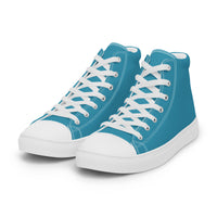 Men’s high top canvas-Blue