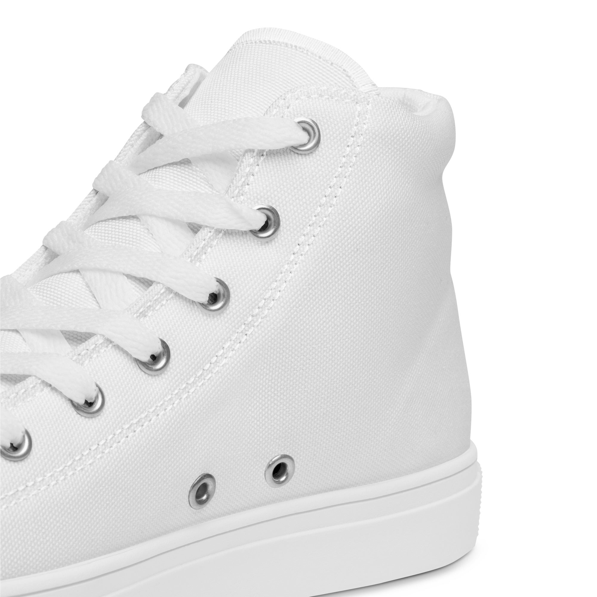 Men’s High Top Canvas-White