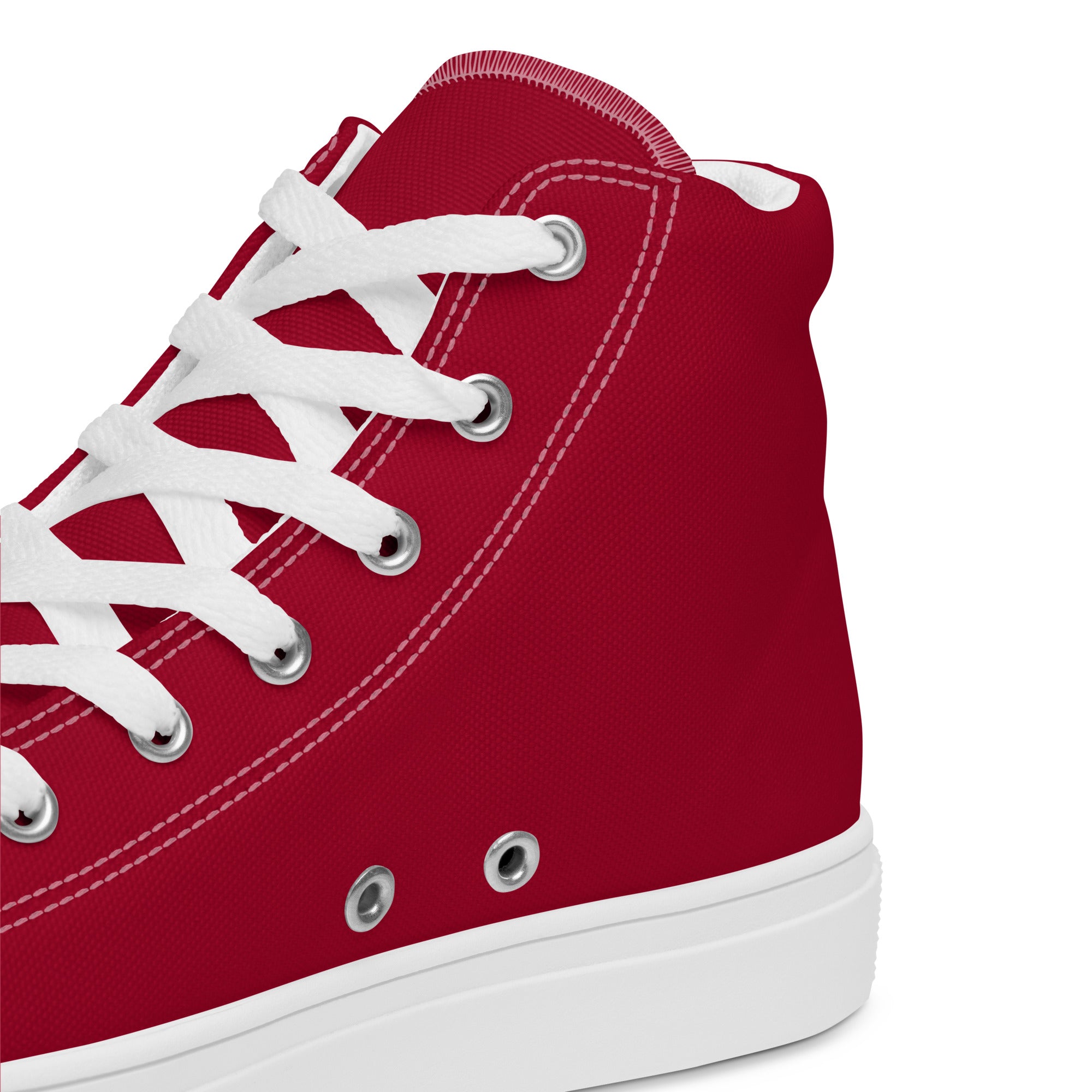 Men’s high top canvas-Carmine