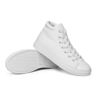 Men’s High Top Canvas-White