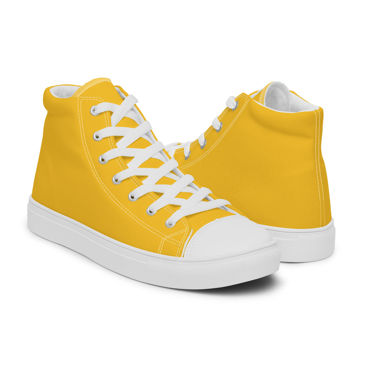 Men’s high top canvas-Yellow