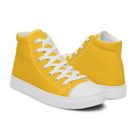 Men’s high top canvas-Yellow