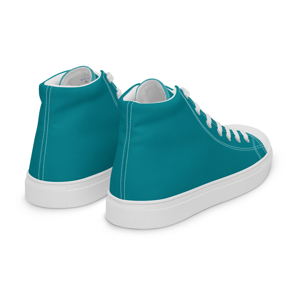 Men’s high top canvas-Eastern Blue