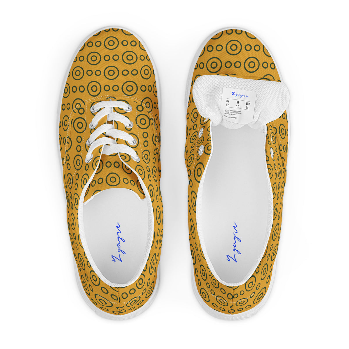 Men’s lace-up canvas