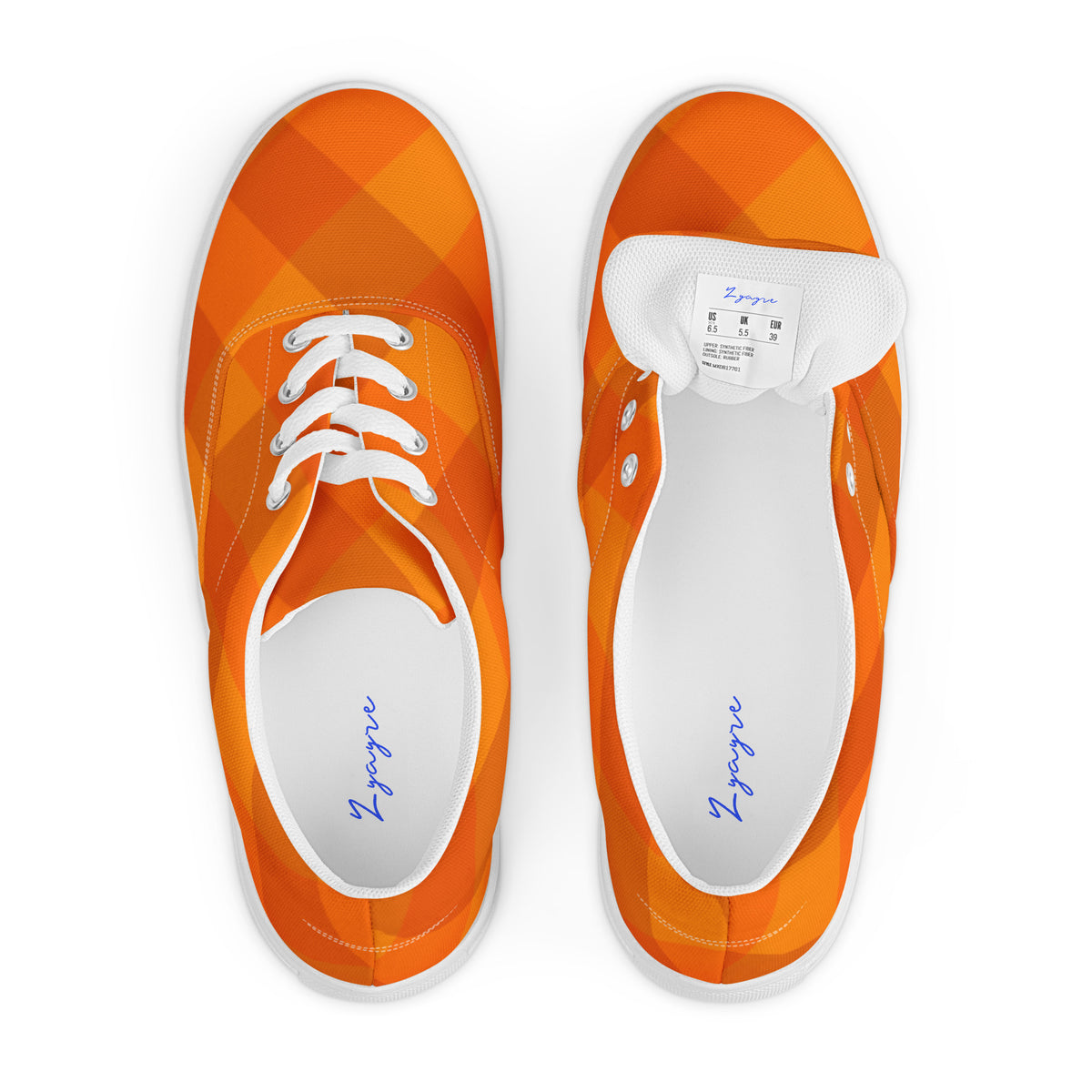 Men’s lace-up canvas