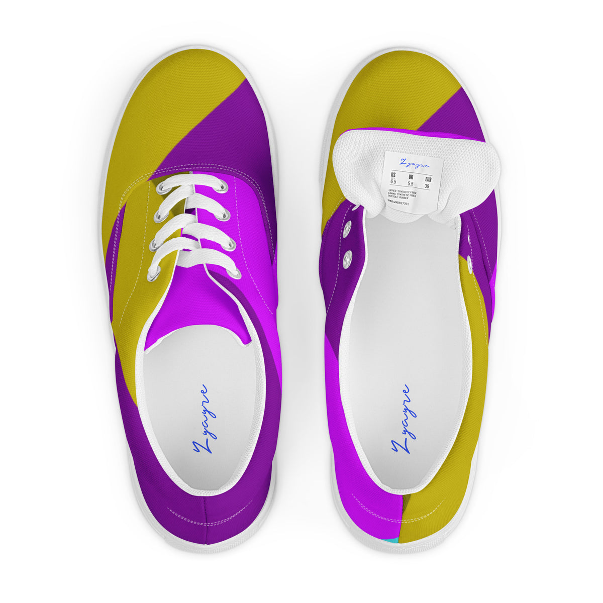 Men’s lace-up canvas