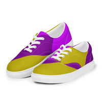 Men’s lace-up canvas