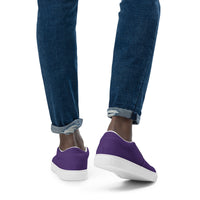 Men’s slip-on canvas-Purple