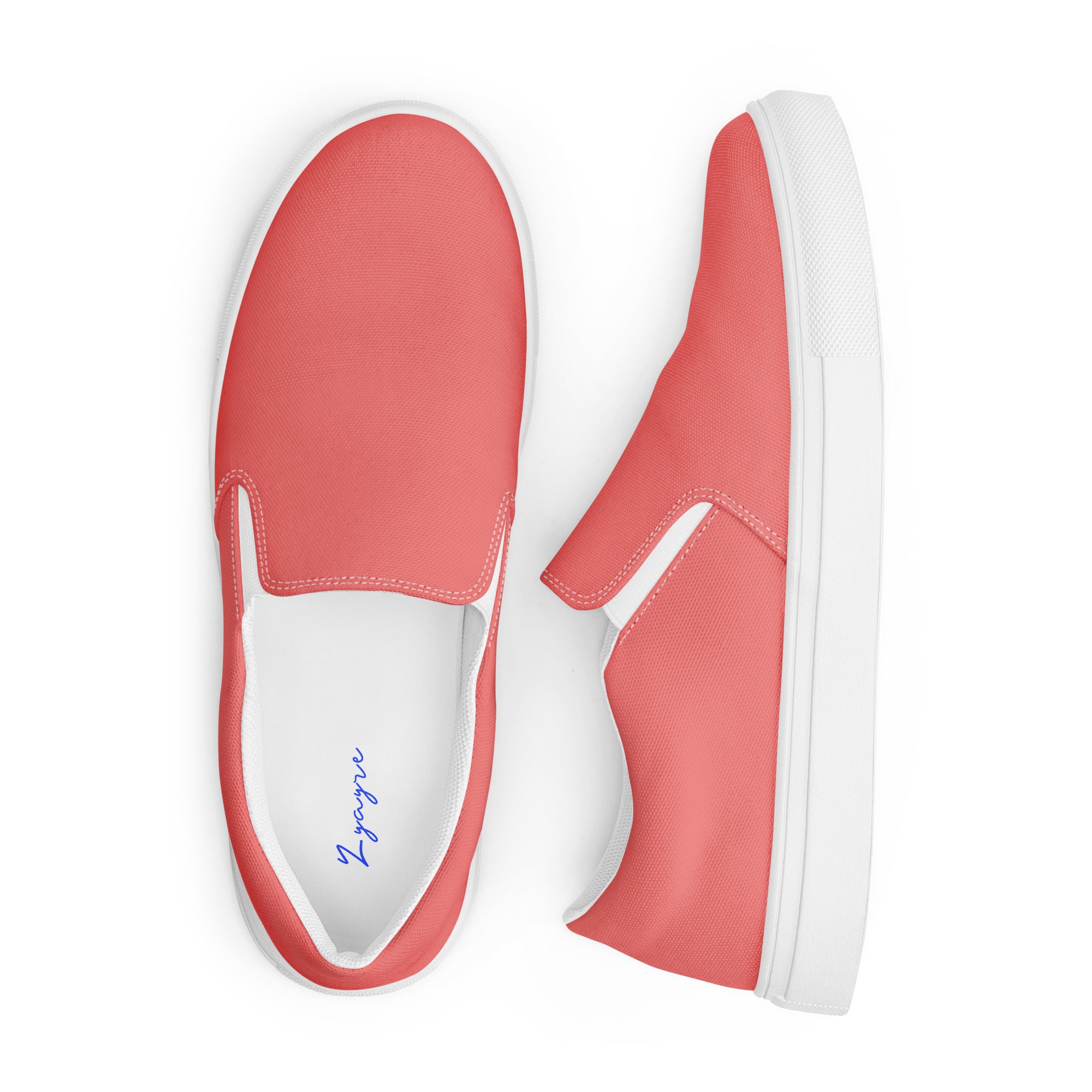 Men’s slip-on canvas-Salmon