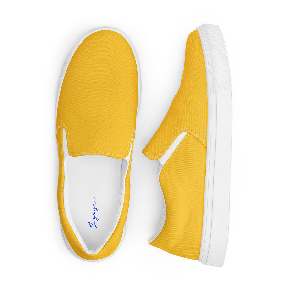 Men’s slip-on canvas-Yellow