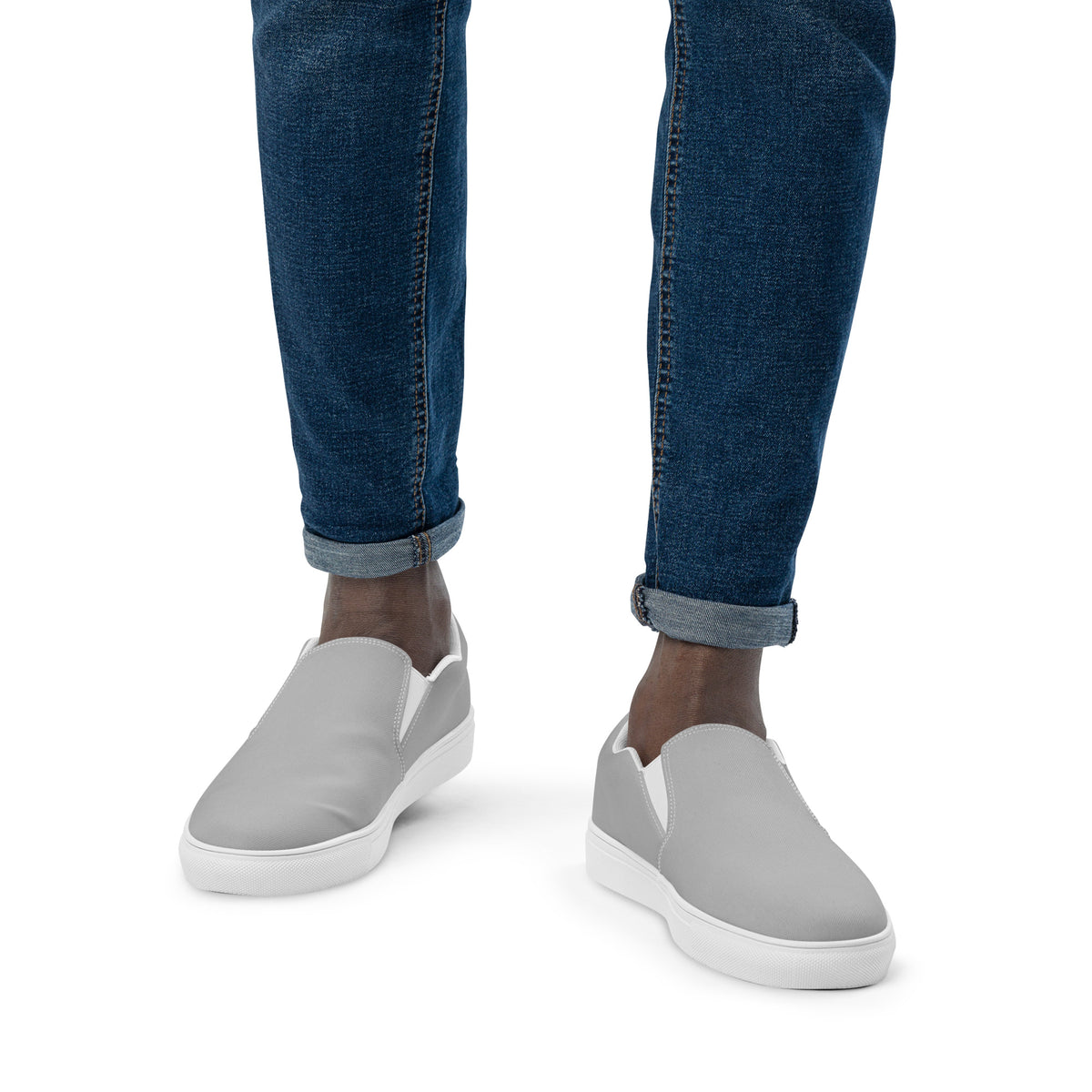 Men’s slip-on canvas-Gray