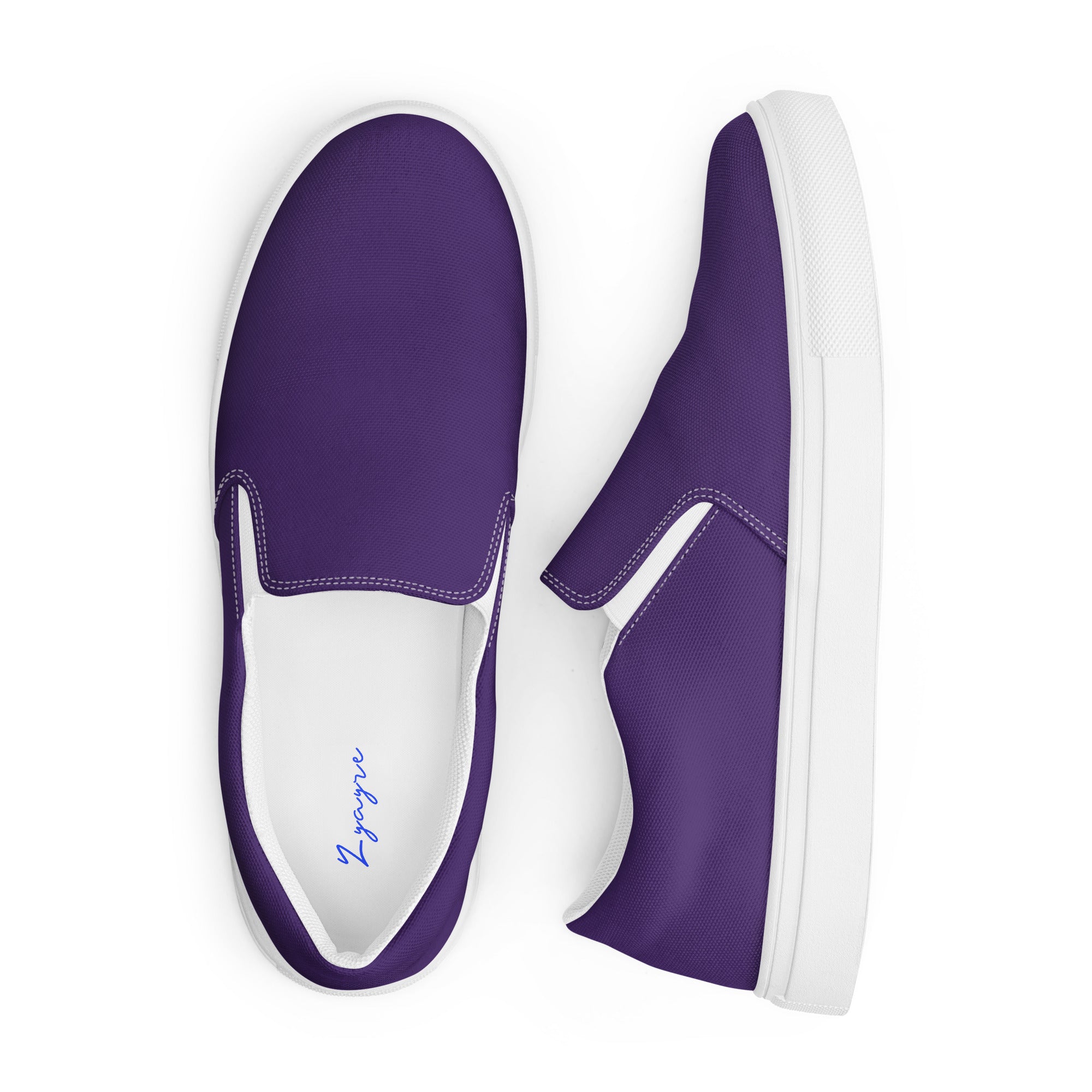 Men’s slip-on canvas-Purple