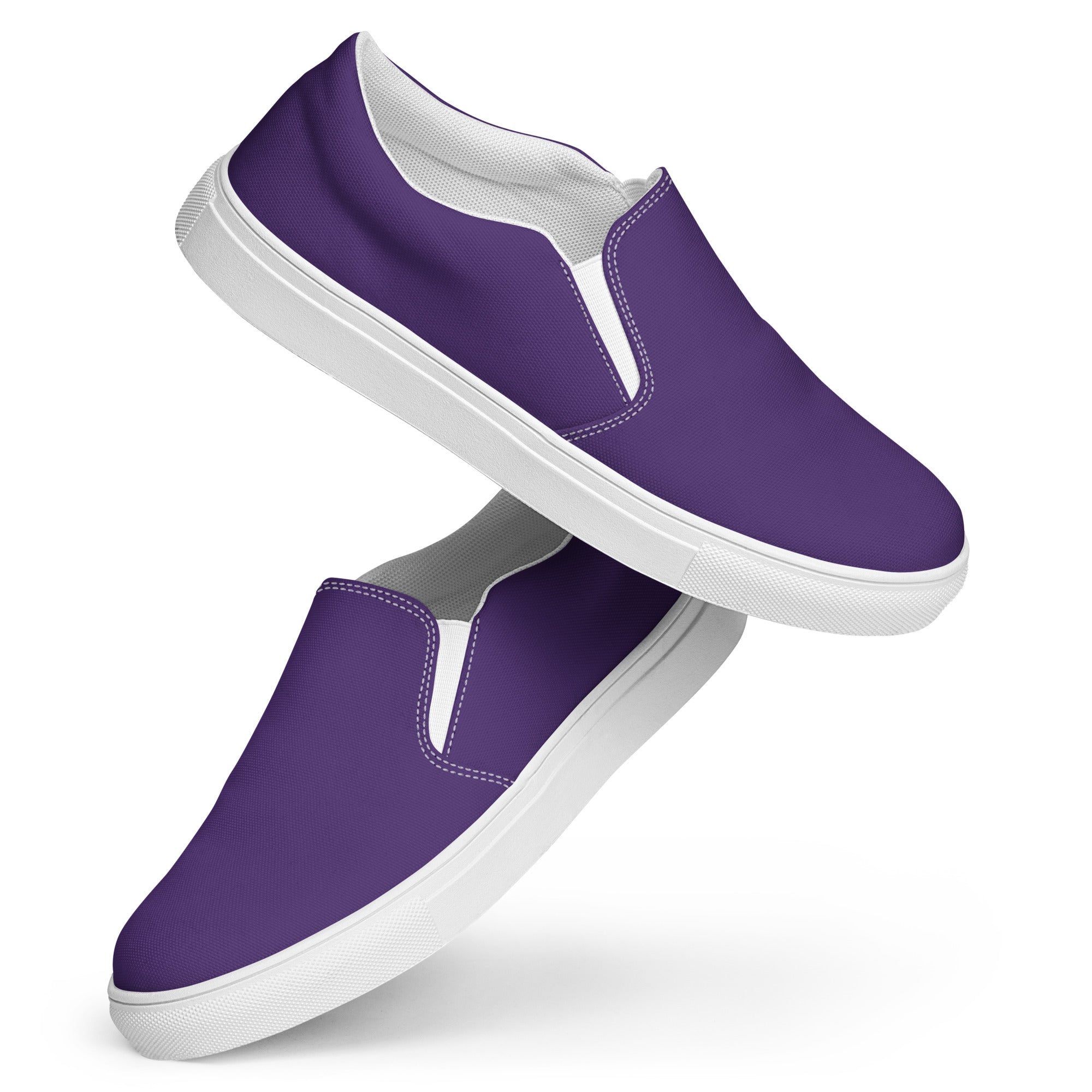 Men’s slip-on canvas-Purple