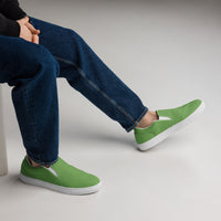 Men’s slip-on canvas-Green