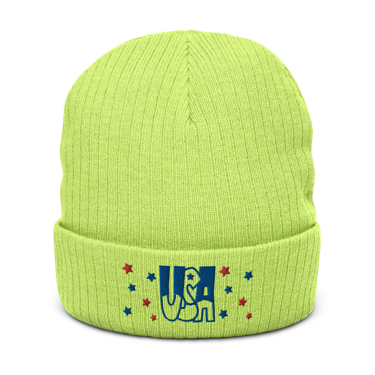 Ribbed knit beanie
