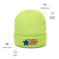 Ribbed knit beanie