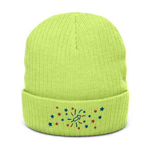 Ribbed knit beanie
