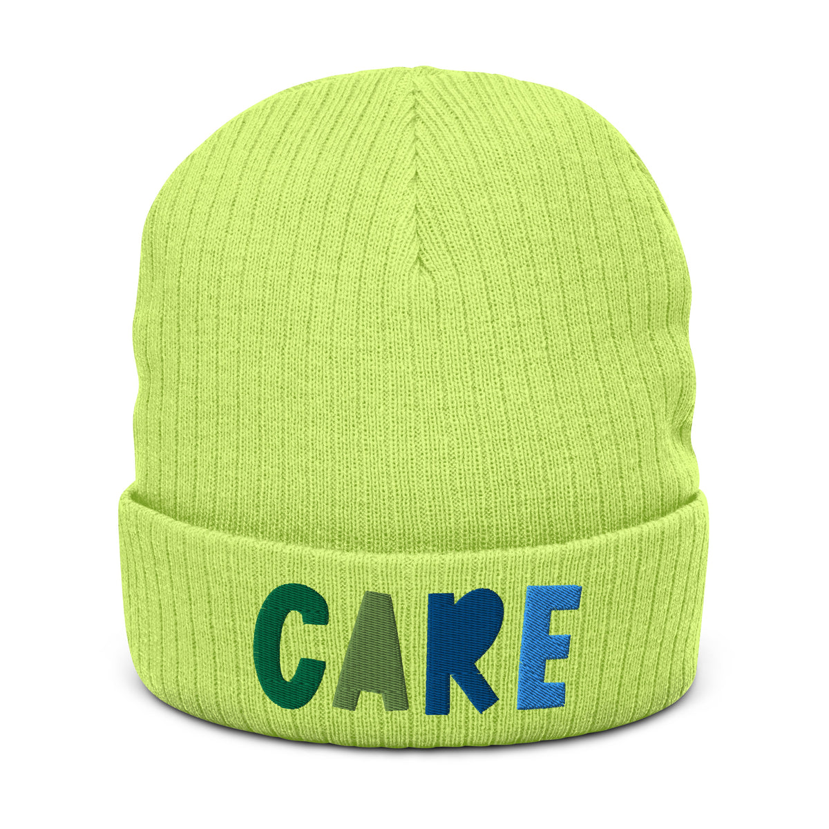 Ribbed knit beanie