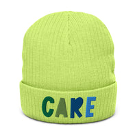 Ribbed knit beanie