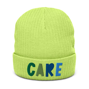 Ribbed knit beanie