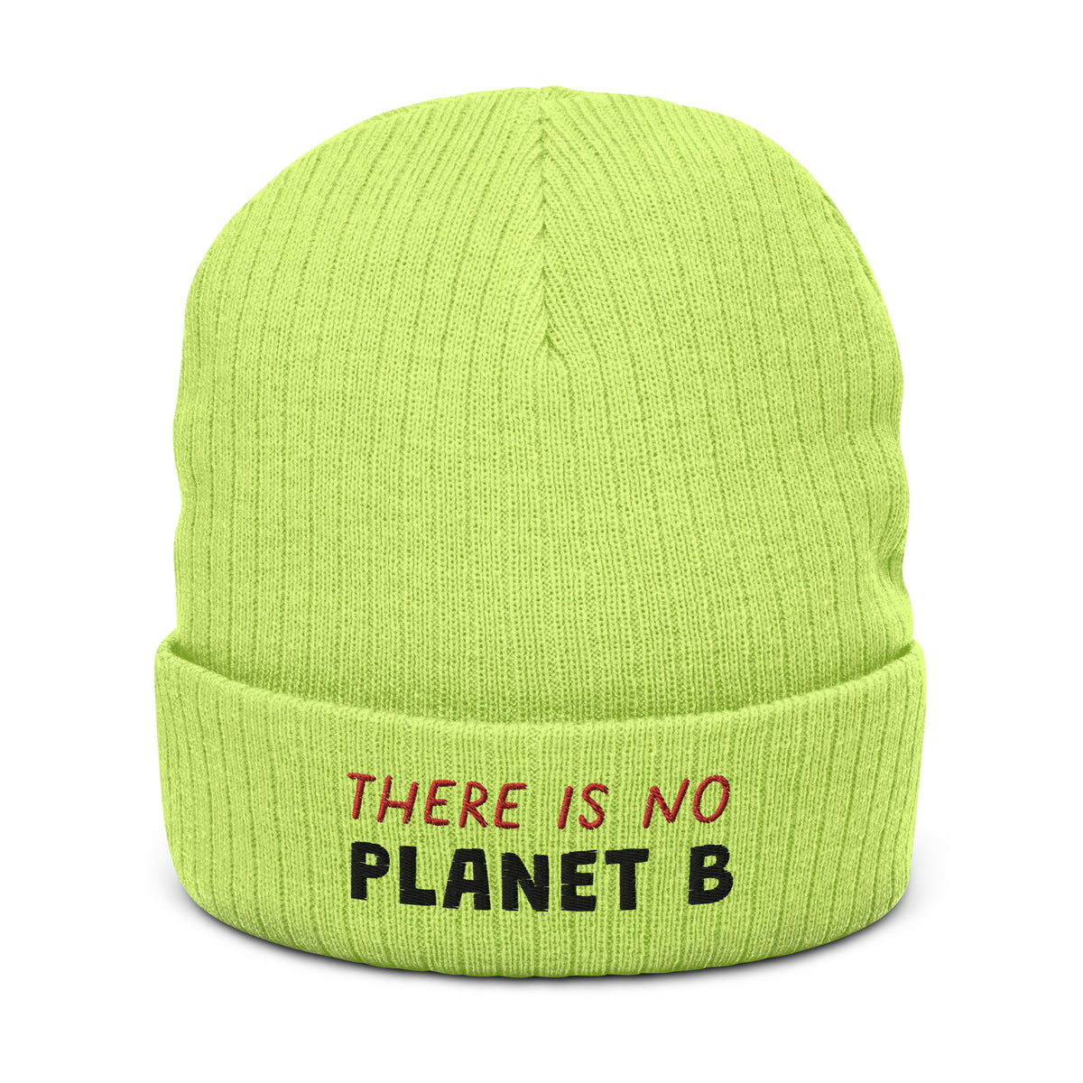 Ribbed knit beanie