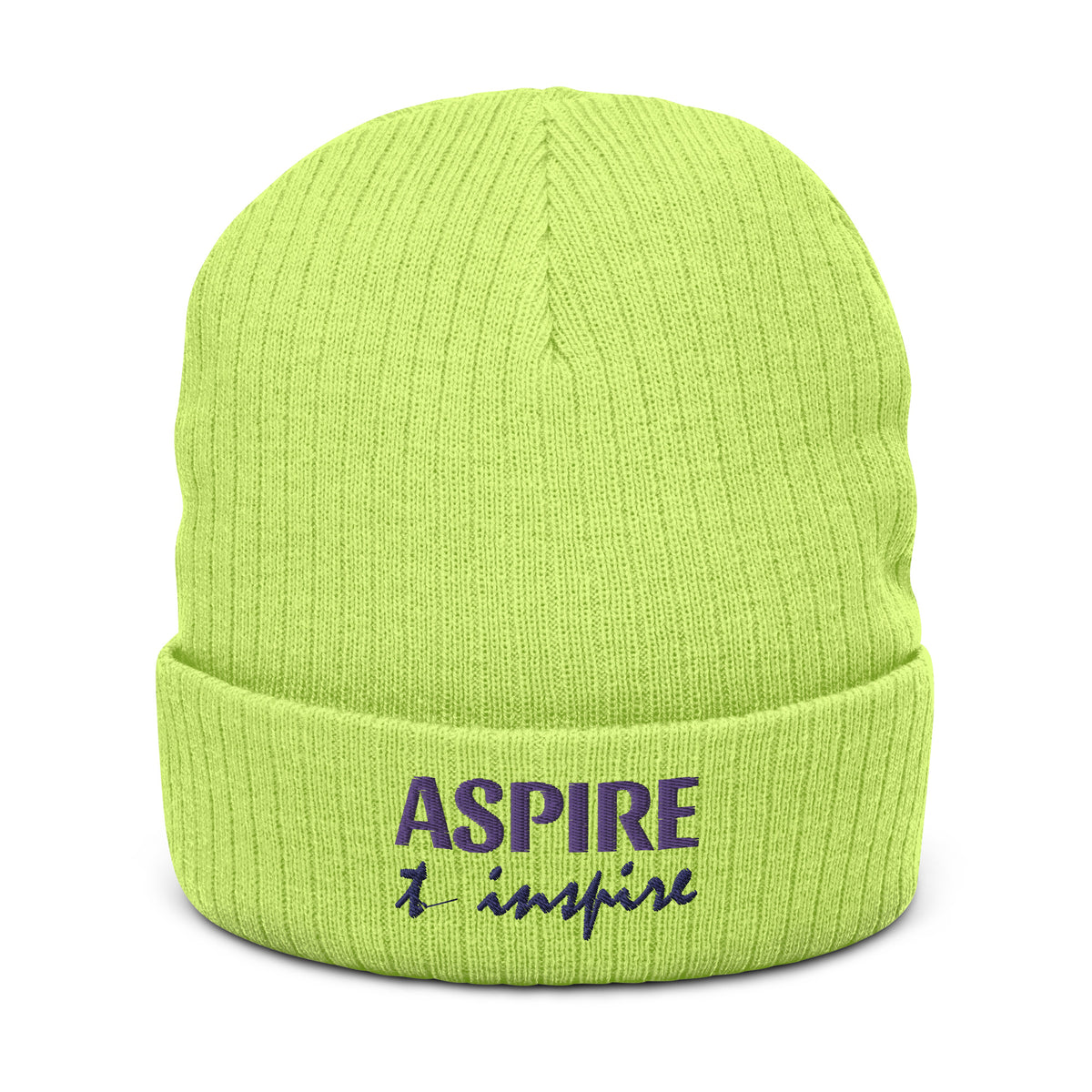 Ribbed knit beanie