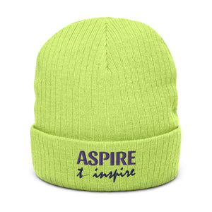 Ribbed knit beanie