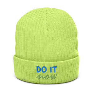 Ribbed knit beanie
