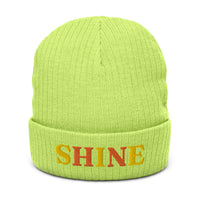 Ribbed knit beanie
