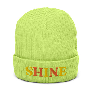 Ribbed knit beanie