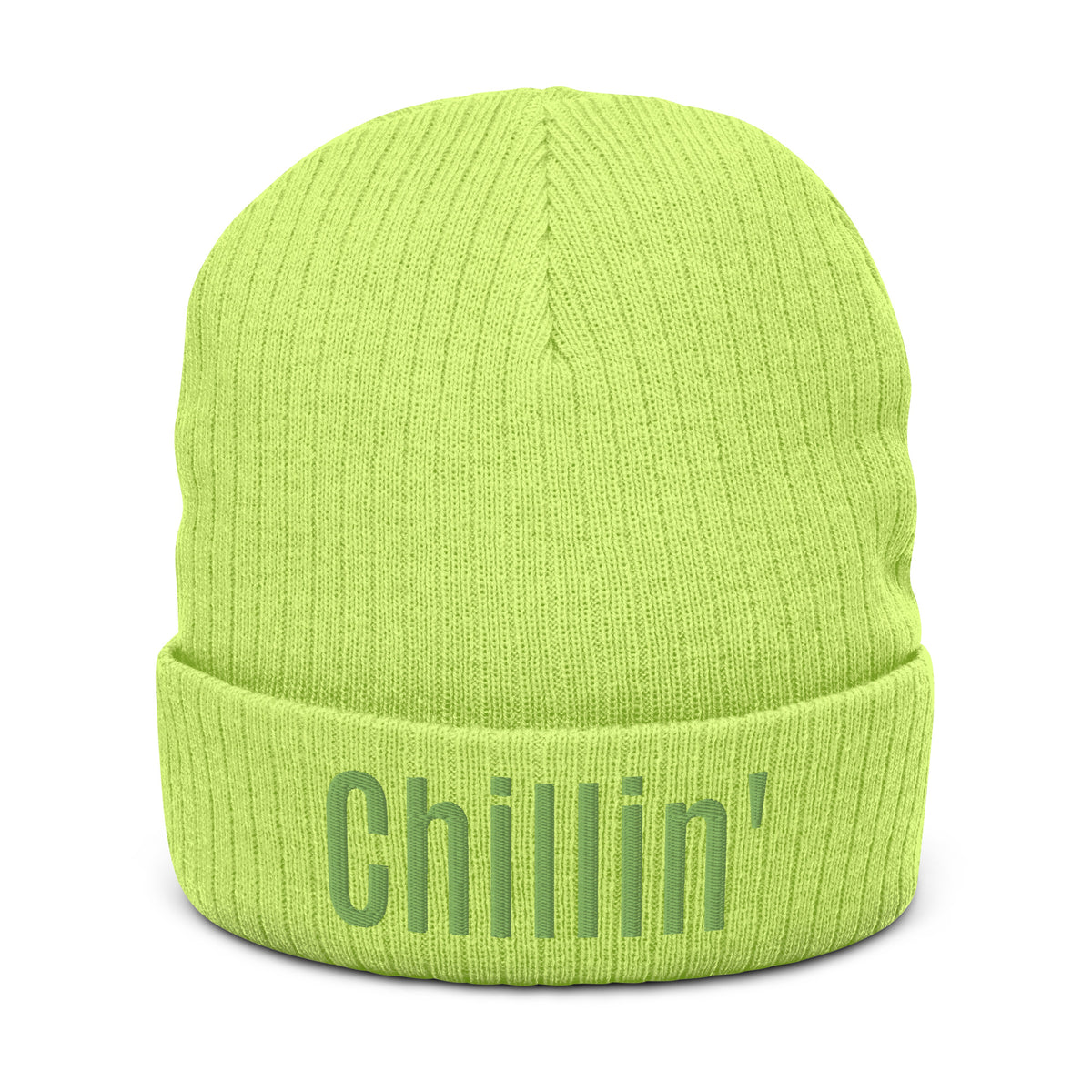 Ribbed knit beanie