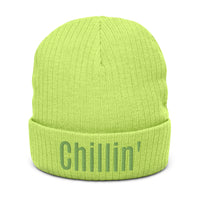 Ribbed knit beanie