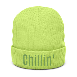 Ribbed knit beanie