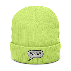 Ribbed knit beanie
