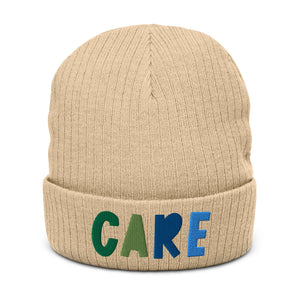 Ribbed knit beanie
