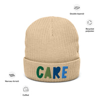 Ribbed knit beanie