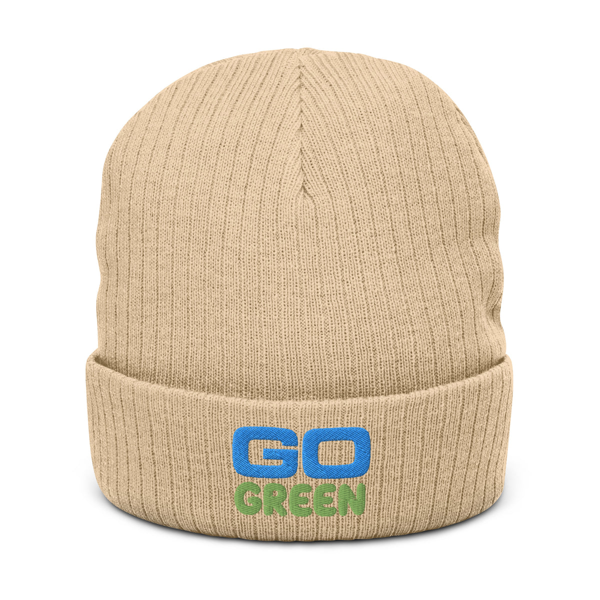 Ribbed knit beanie