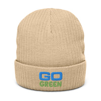 Ribbed knit beanie