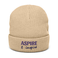 Ribbed knit beanie