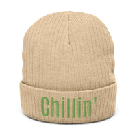 Ribbed knit beanie